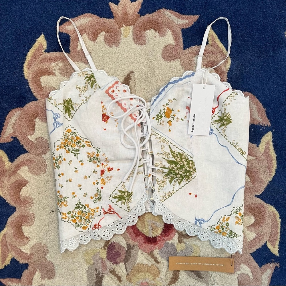 Josephine Linen Top Reformation